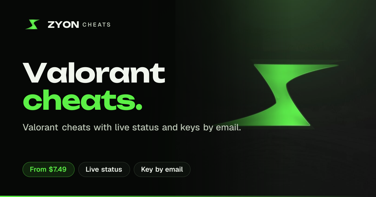 Valorant Cheats & Hacks: Aimbot & ESP | ZYON CHEATS